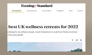 Tai Chi Way Retreat featured in Evening Standard